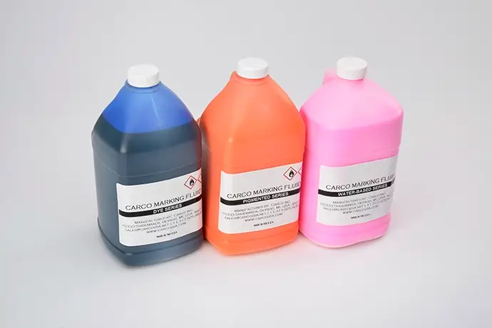 Collection of Water Based Marking Fluids